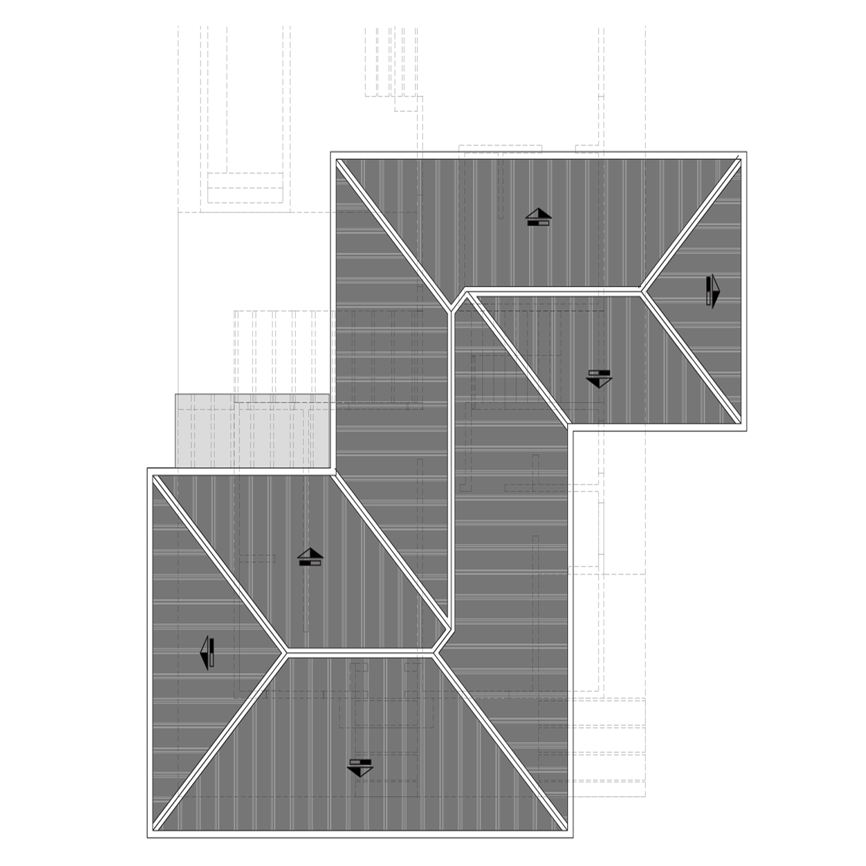 Sanctuary Boutique Residences Model Home C 4-bedroom floor plan, second floor distribution with balcony, Golfito Costa Rica